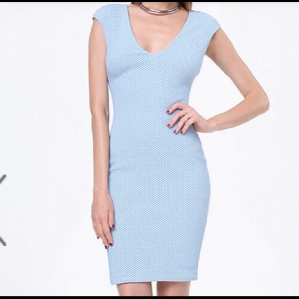Bebe Janice Jacquard knit dress.